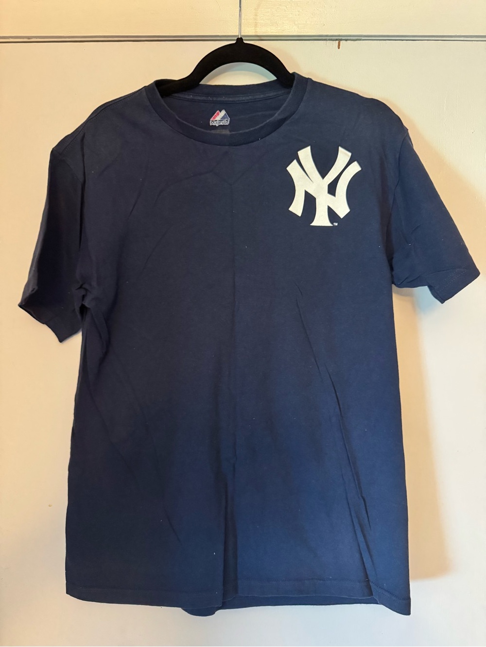 Vintage Yankees Derek Jeter #2 Navy Short-Sleeve Tee